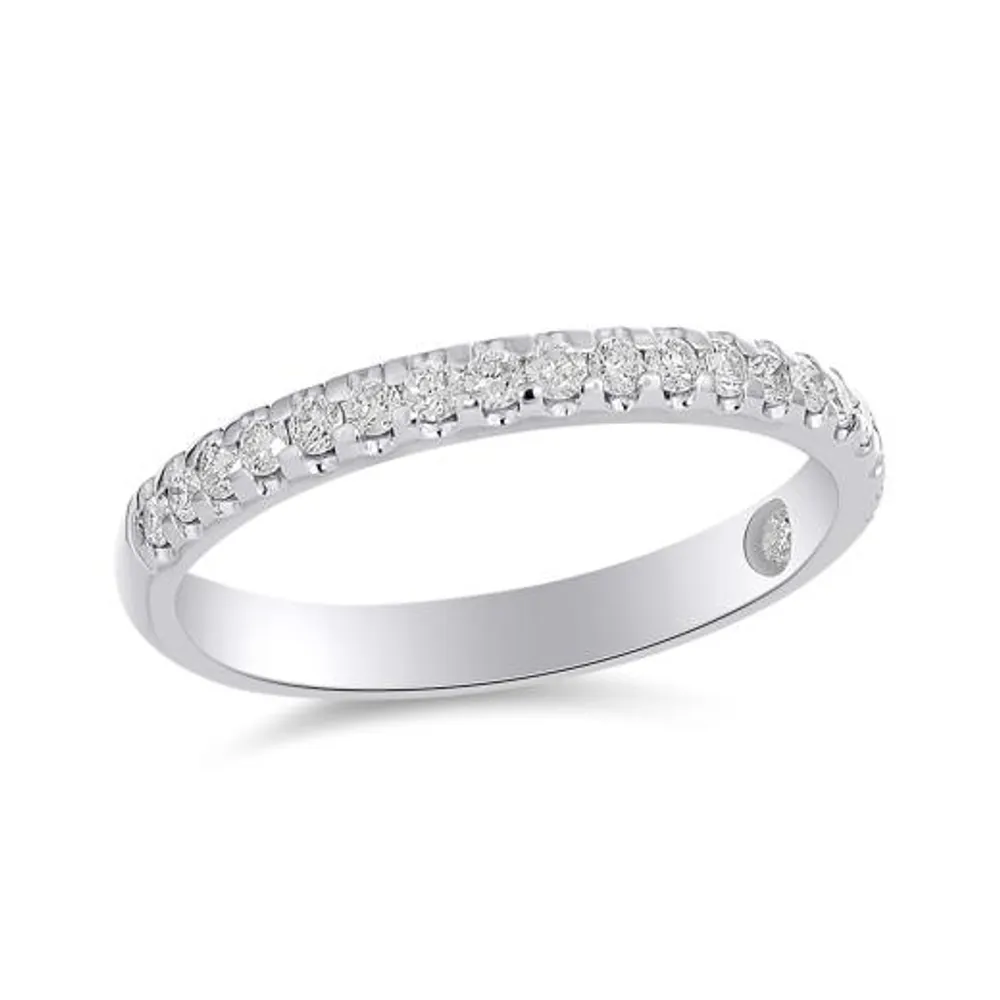 Charmed By Richard Calder 14K White Gold Wedding Band