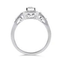 Charmed By Richard Calder 14K White Gold 1.36CTW Diamond Bridal Ring