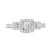 Charmed By Richard Calder 14K White Gold 0.79CTW Bridal Ring