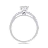 14K White Gold 1.00CTW Solitaire Diamond Ring