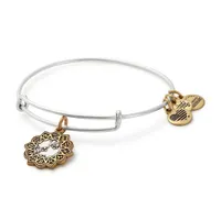 Alex and Ani Sagittarius Two-Tone Bangle