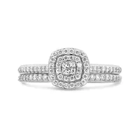 14K White Gold 0.50CTW Bridal Set