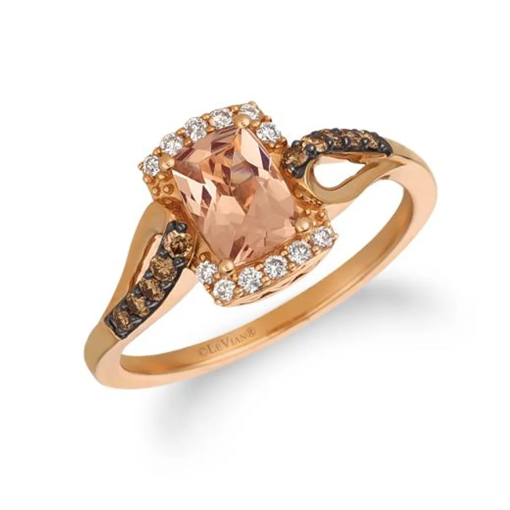 Le Vian 14K Strawberry Gold Morganite & Diamond Ring