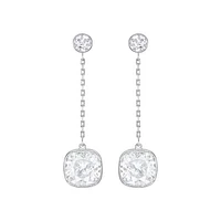 Swarovski Lattitude Chain Pierced Earrings