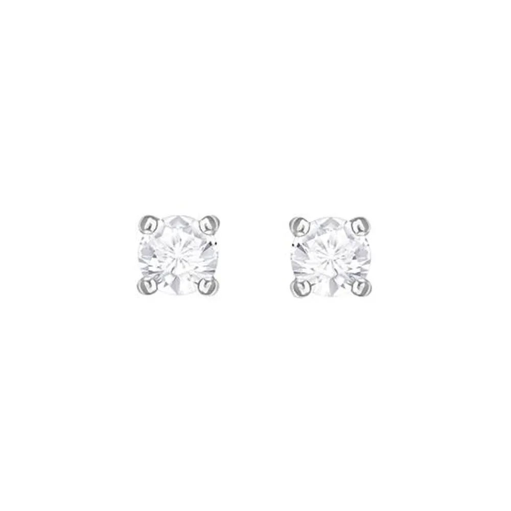 Swarovski Attract Round Pierced Earrings