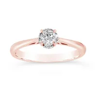 Glacier Fire 14K Rose Gold 0.35CTW Canadian Diamond Solitaire