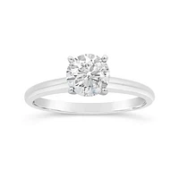 Glacier Fire 14K White Gold 1.00CT Solitaire Ring