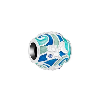 Chamilia Sterling Silver Swarovski Swimming Goldfish Treasure