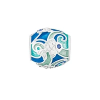 Chamilia Sterling Silver Swarovski Swimming Goldfish Treasure