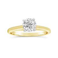 Glacier Fire 14K Yellow Gold 1.00CT Solitaire