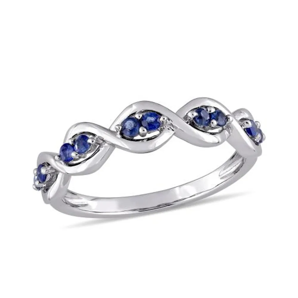 Julianna B 14K White Gold Sapphire Ring