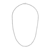Sterling Silver 30" 3mm Rice Typhoon Chain