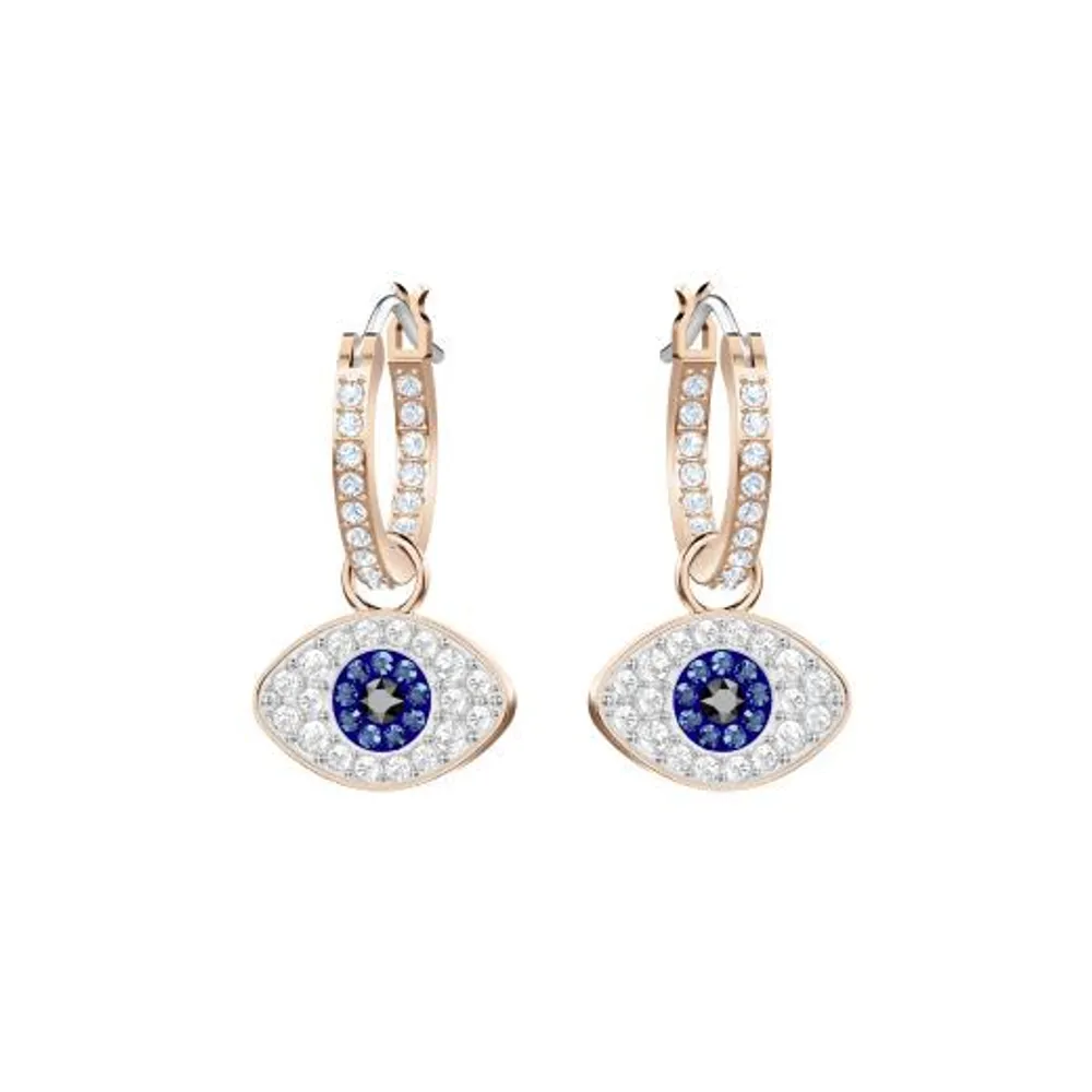 Swarovski Duo Evil Eye Earrings