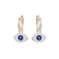 Swarovski Duo Evil Eye Earrings