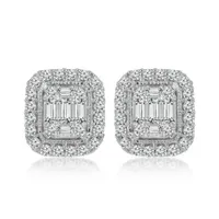 Times Square 14K White Gold 0.40CTW Earrings