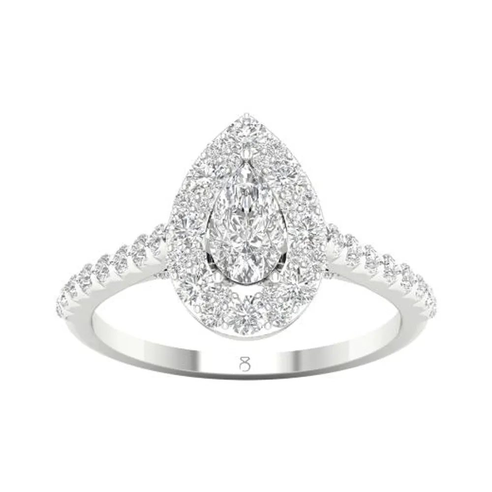 My Diamond Story 14K White Gold 1.20CTW Bridal Ring