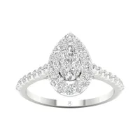 My Diamond Story 14K White Gold 1.20CTW Bridal Ring