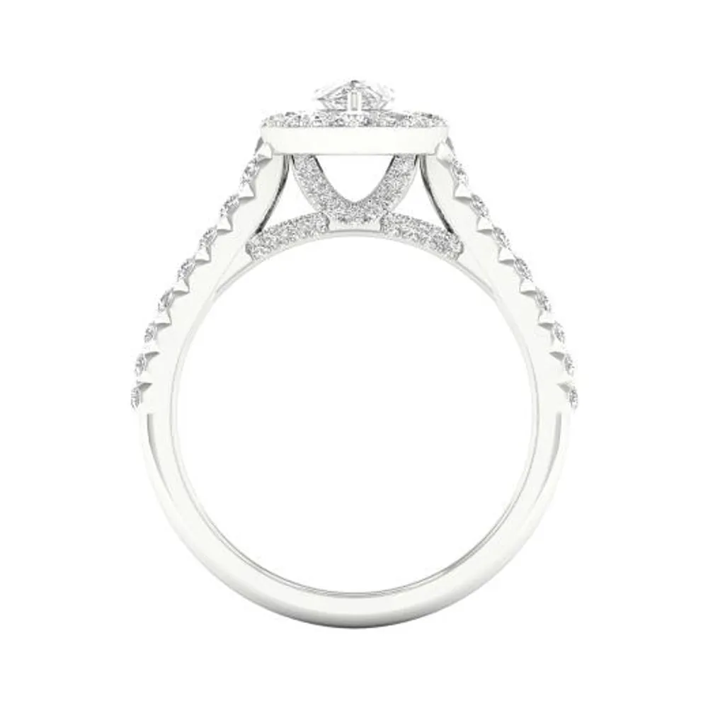 My Diamond Story 14K White Gold 1.20CTW Bridal Ring