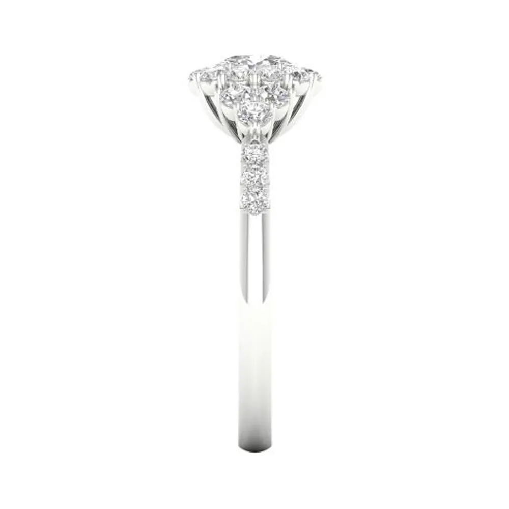 My Diamond Story 14K White Gold 0.80CTW Bridal Ring