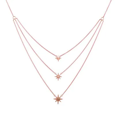 Le Vian 14K Strawberry Gold 0.03CTW Chocolate Diamond Necklace