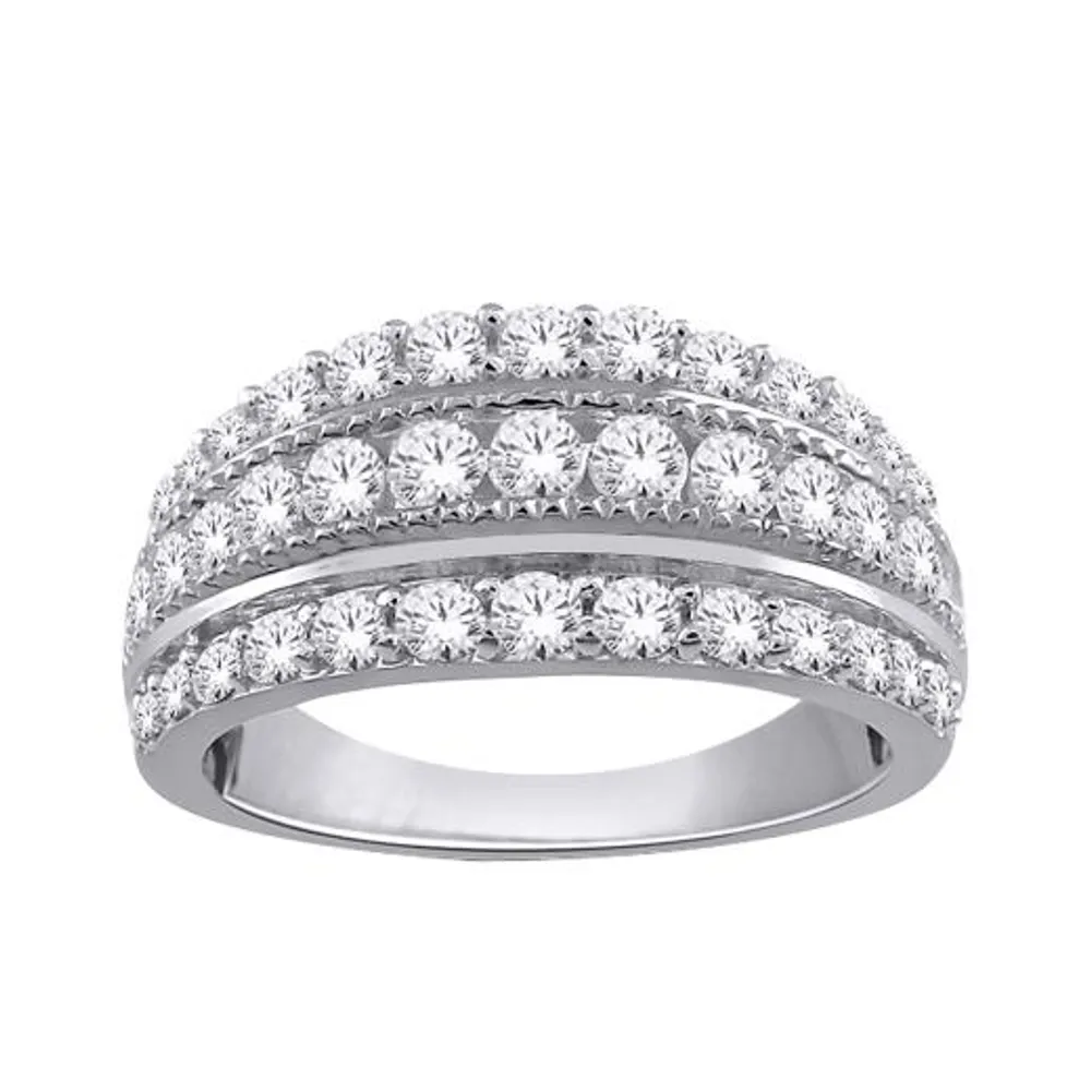 10K White Gold 1.00CTW Diamond Band