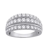 10K White Gold 1.00CTW Diamond Band