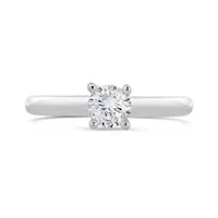Glacier Fire 14K White Gold Canadian 0.50CT Diamond Solitaire Ring