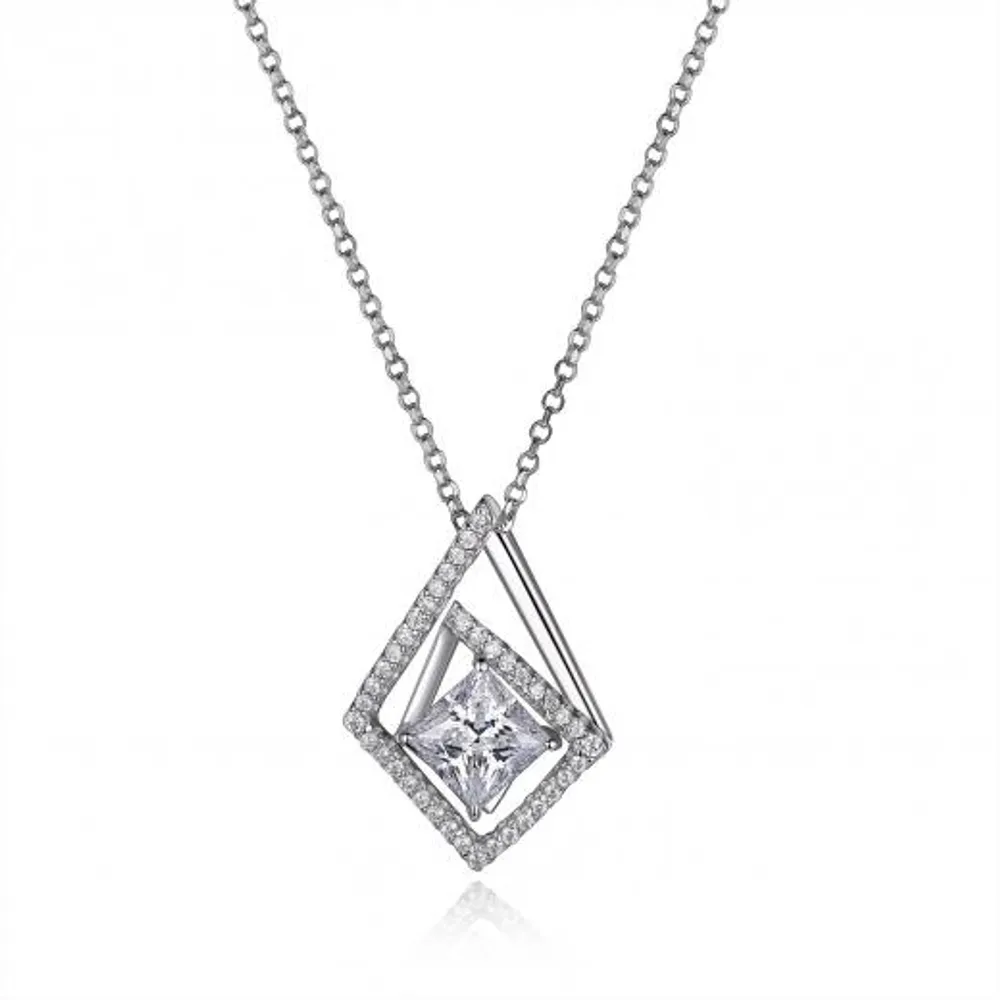 Elle "Promise" 18+2" Cubic Zirconia Drop