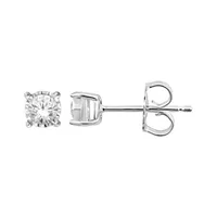 Sterling Silver 0.10CTW Diamond Studs