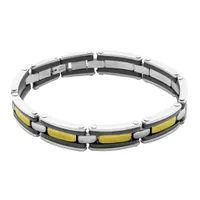 SteelX Stainless Steel 8.5" Yellow Bracelet