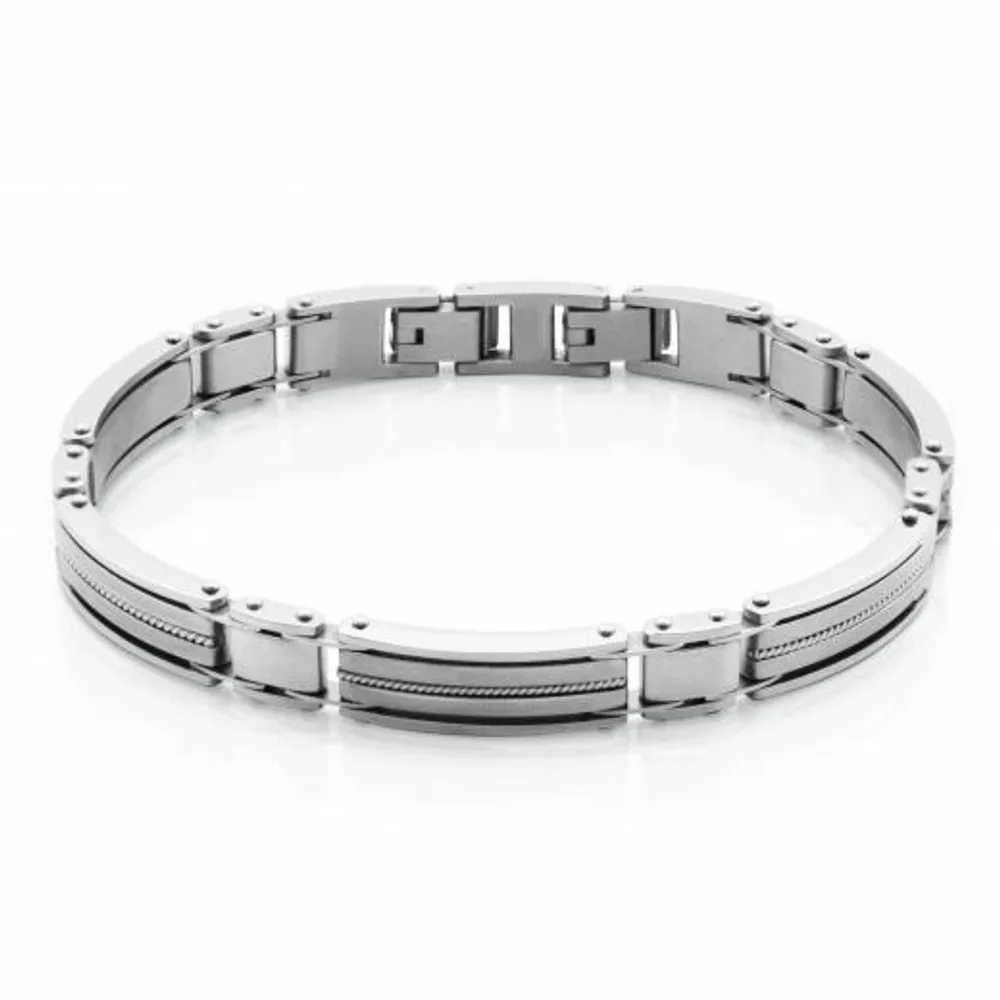 SteelX Stainless Steel 8.5" Polished Bracelet