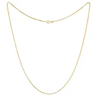 10K Yellow Gold 18" 0.90mm Box Chain