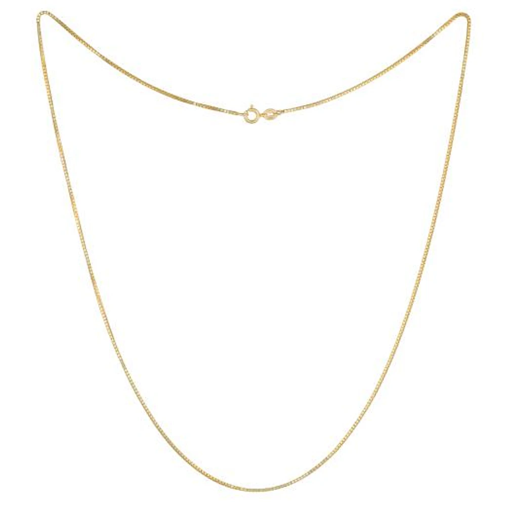 10K Yellow Gold 28" 0.90mm Box Chain