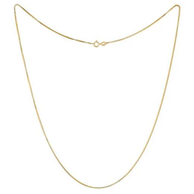 10K Yellow Gold 28" 0.90mm Box Chain