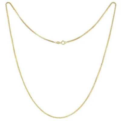 10K Yellow Gold 22" 1.30mm Box Link Chain