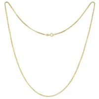 10K Yellow Gold 22" 1.30mm Box Link Chain