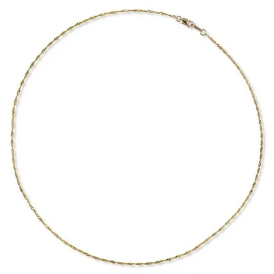 10K Gold 18" 1.25mm Singapore Chain