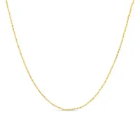 10K Yellow Gold 18" 0.90mm Serpentine Chain