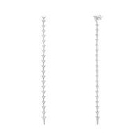 Sonia Danielle Sterling Silver Cubic Zirconia Earrings
