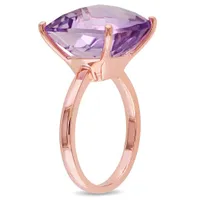 Julianna B 14K Rose Gold Pink Amethyst Cocktail Ring