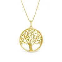 10K Yellow Gold Tree of Life Pendant