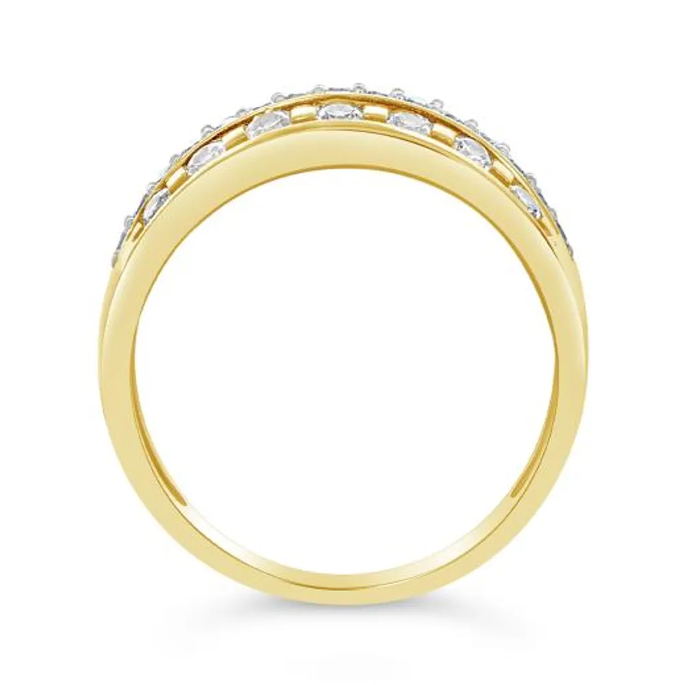 10K Yellow Gold Cubic Zirconia Ring