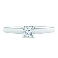 Glacier Fire 14K White Gold 0.30CT Ideal Cut Solitaire Ring