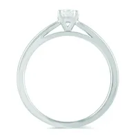 Glacier Fire 14K White Gold 0.30CT Ideal Cut Solitaire Ring