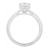 Glacier Fire 14K White Gold 1.00CT Ideal Cut Solitaire Ring
