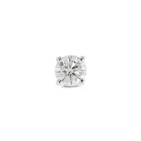 14K White Gold 0.20CT Singlet Diamond Earring