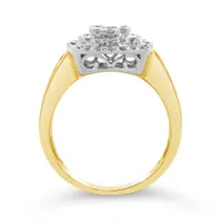10K Yellow Gold 1.00CTW Diamond Fashion Ring