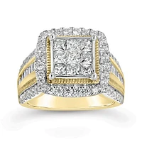 10K Yellow Gold 2.00CTW Diamond Fashion Ring