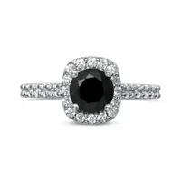 14K White Gold Bridal 2.00CTW Diamond Ring