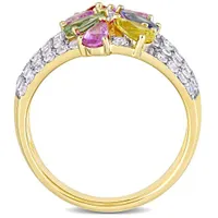 Julianna B 14K Yellow Gold Multi-Colour Sapphire Fashion Ring